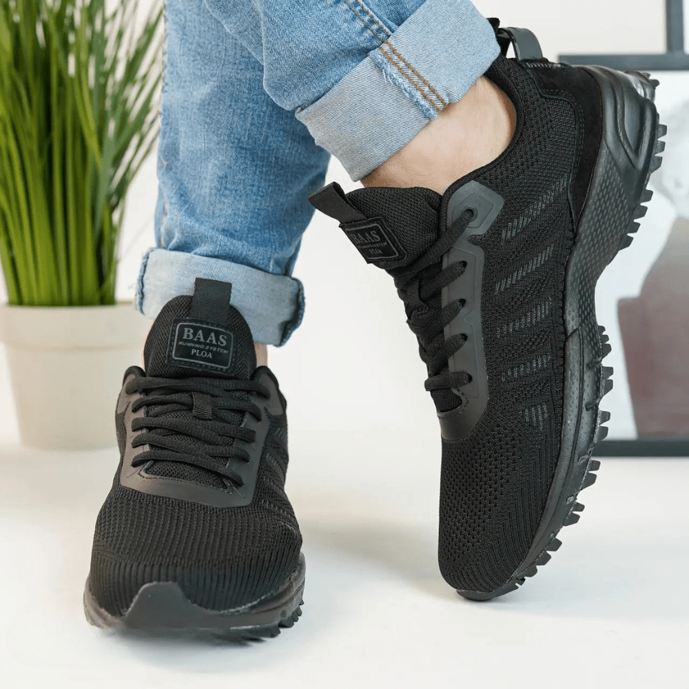 Chaussures de Sport Homme - AirRun™ - Noir Classique - Gynefit