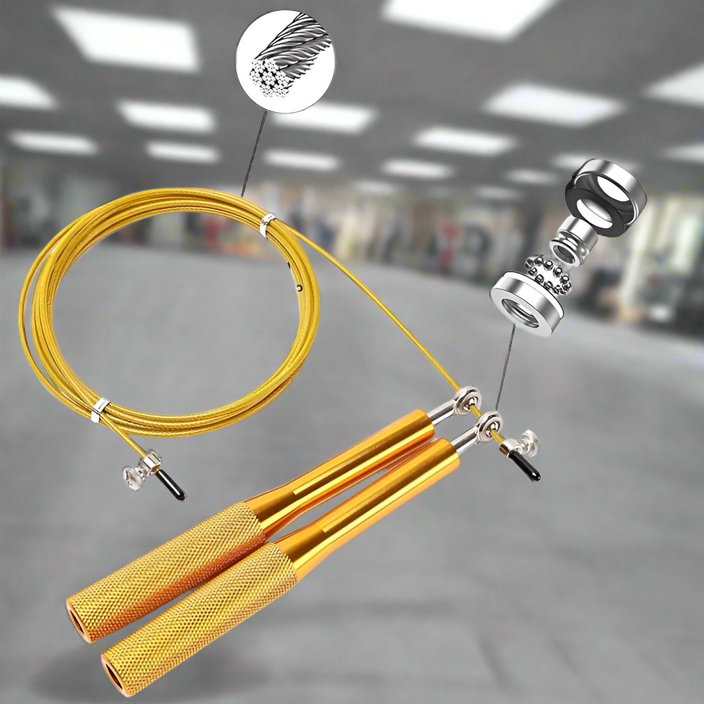 Corde à Sauter - JumpRopeCrossfit™ - Or - Gynefit
