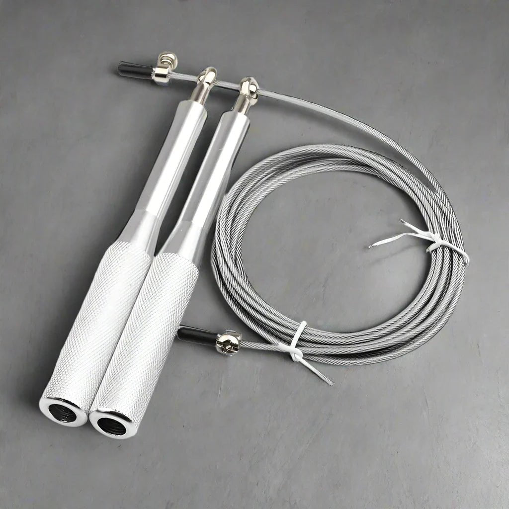 Corde à Sauter - JumpRopeCrossfit™ - Argent - Gynefit